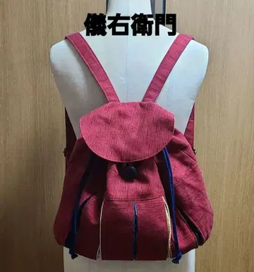 기우에몬 기에몬 백팩 빨간색