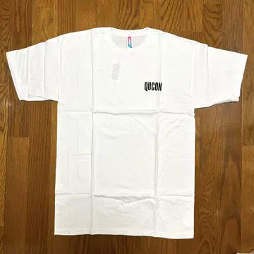 QUCON x FRAGMENT 티셔츠 화이트/M 새상품