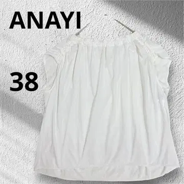 ANAYI 아나이 백 리본 블라우스 셔링 38