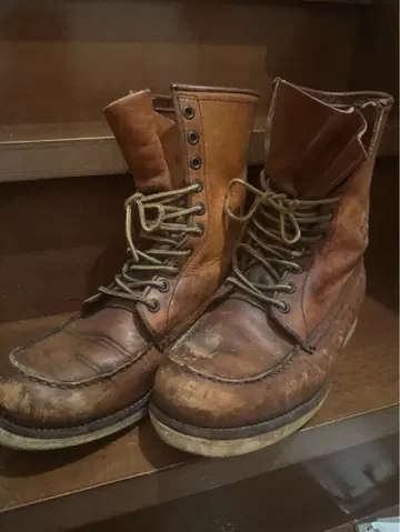 레드윙 redwing 877 10D 28cm 개 각인 부츠