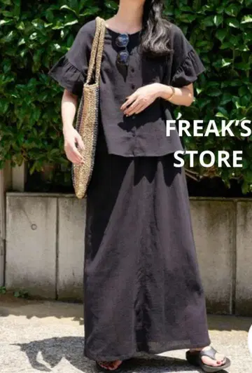 FREAK'S STORE 2WAY 프릴 탑 스커트 세트