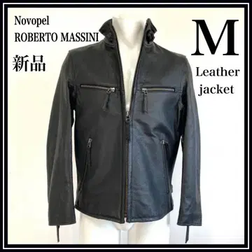 새상품 Novopel ROBERTO MASSINI M 가죽 자켓 소가죽