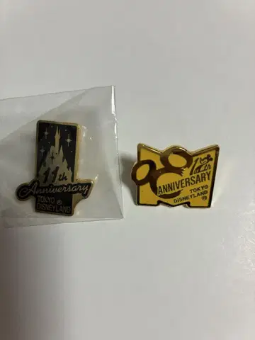 도쿄 디즈니랜드 캐스트 배포 핀즈 11주년 12주년 2개 세트