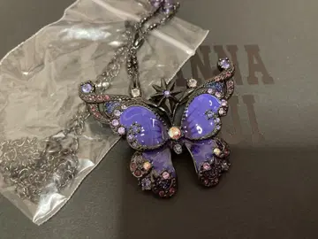 미사용 새상품 ANNA SUI 나비 목걸이
