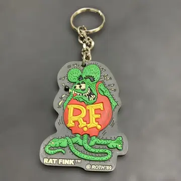Rat Fink 러버 키링 1989년 제작