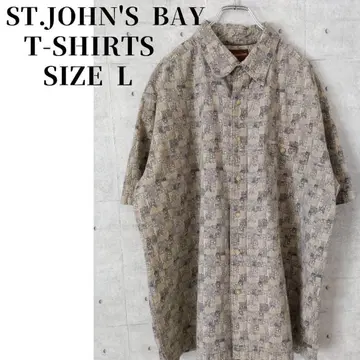 ST. JOHN'S BAY 세인트 존스 베이 패턴 셔츠