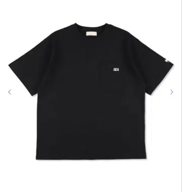 WIND AND SEA 2P POCKET S/S TEE S 사이즈 블랙