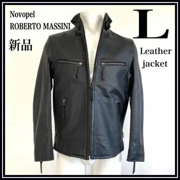 새상품 Novopel ROBERTO MASSINI 가죽 자켓 소가죽 L