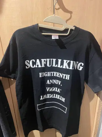 SCAFULLKING 티셔츠 M 사이즈 블랙 새상품급