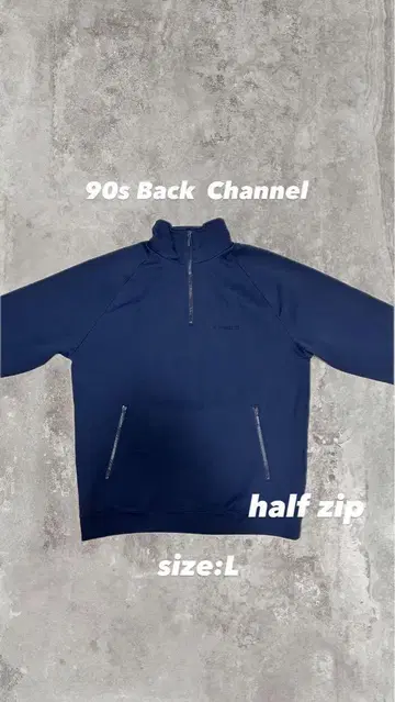 90s Back Channel 하프 지퍼