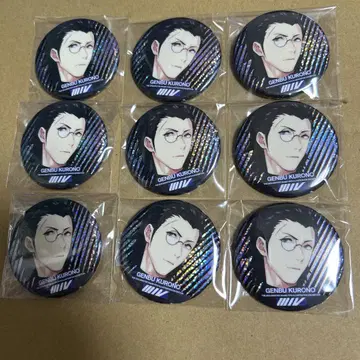 SideM 신속일혼 쿠로노 겐무 캔뱃지 fifs 검은 의류