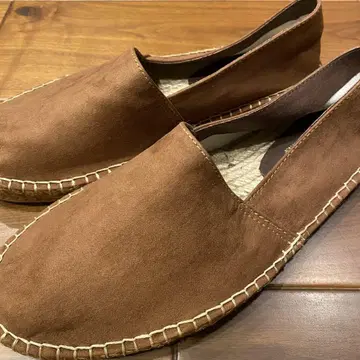 SALVI 살비 에스파드리유 스웨이드 주트 감싸기 슬립온 상자 없음