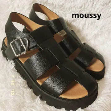 moussy 마우지 구르카 샌들 블랙