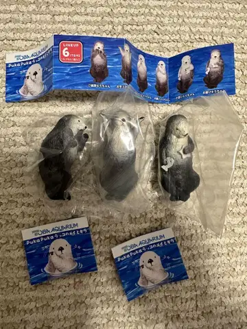 도바 수족관 PukaPuka 랏코의 메이랑 키라키라짱 3종