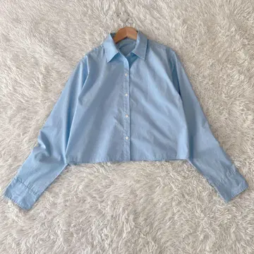 Plage 플라주 면 코튼 100% 긴팔 셔츠 M 사이즈 상당