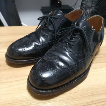 새상품급 Johnston and Murphy 블랙 윙 칩 US9