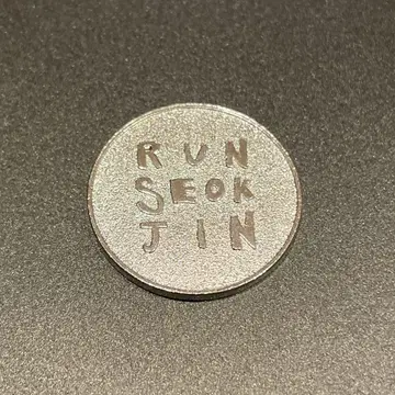BTS 진 JIN 타르소크 가챠 메달 코인