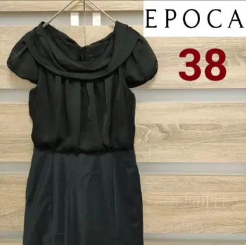 EPOCA (에포카) 반팔 드레스 38 사이즈 블랙 새상품급