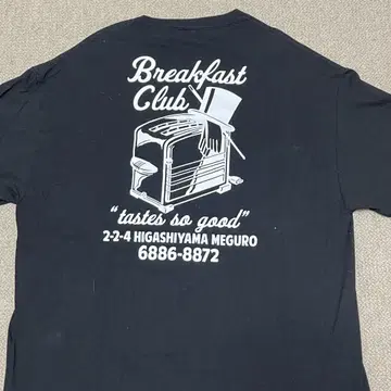 breakfast club 티셔츠 XL 노무라 쿤이치 블랙