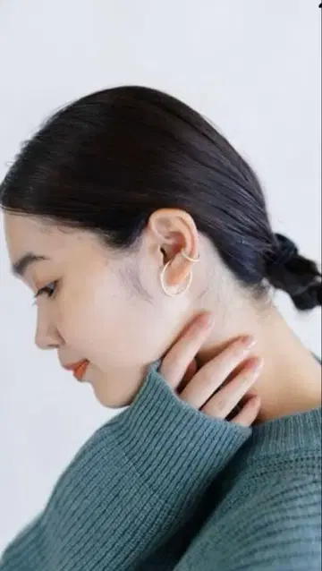 쿠라스쿠 muimaur 이어 커프 엔가타 실버 2개