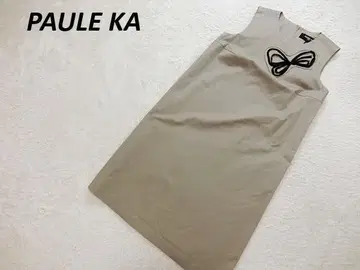 폴카 스트레치 A 라인 청순 원피스 베이지 40