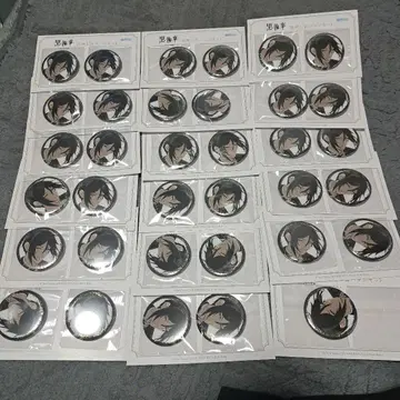 블랙 집사 금박 캔뱃지 세바스찬