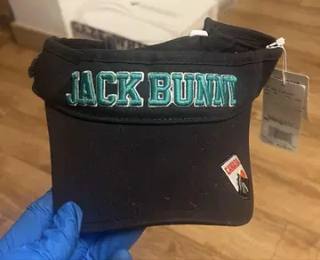 JACK BUNNY 블랙 바이저