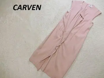 칼벤 스트레치 미 라인 원피스 핑크 베이지 36