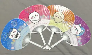 치이카와 하치와레 토끼 모몽가 쿠라스시 오리지널 부채 총 4종