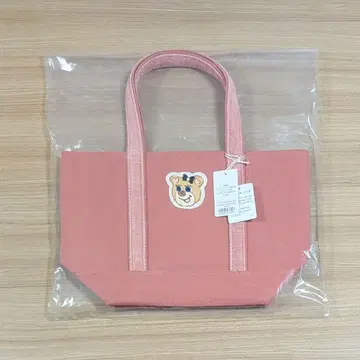 미개봉 올드 테디 걸 와펜 토트백 핑크 소형