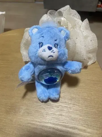 POP MART 파랑 곰 봉제 인형 케어 베어