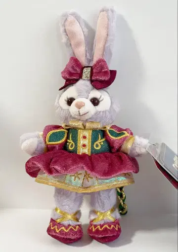 [홍콩 디즈니 한정판 정품] 스텔라 루 크리스마스 봉제 인형 키체인