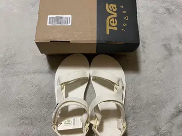 Teva 화이트 스포츠 샌들 브라이트 화이트