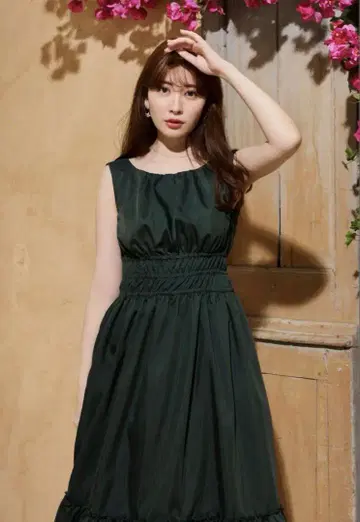 헤르리프토 리비에라 더블 보우 드레스