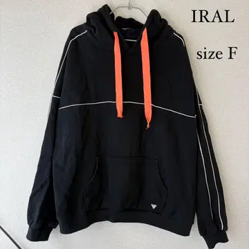 IRAL 아이랄 빅 실루엣 블랙 후드티 후디 윤코로