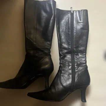 긴자 카네마츠 롱 부츠 가죽 22.0cm