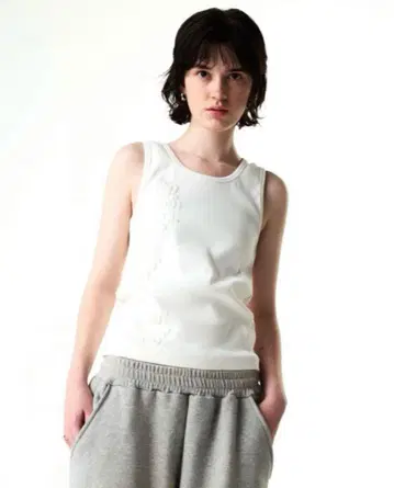 gadid anoniem LEWIN / WHITE 탱크탑
