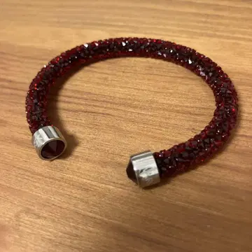 스와로브스키 SWAROVSKI 팔찌 뱅글 빨간색