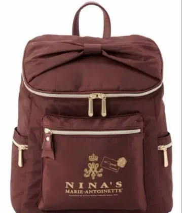 아오키 미사코 시마무라 NINAS 럭색 진한 빨간색 보르도