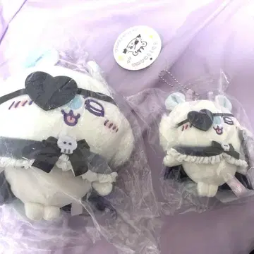 치이카와 (먼작귀) 천사와 악마 모몽가 마스코트 봉제 인형 S 2개 세트
