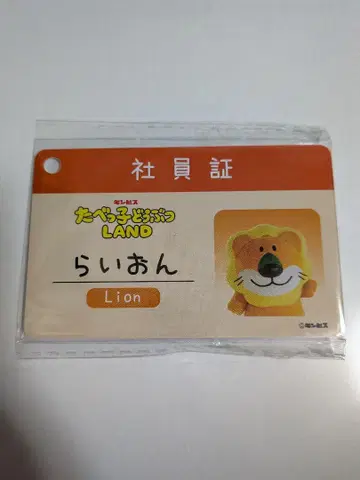 직원증 라이온 군