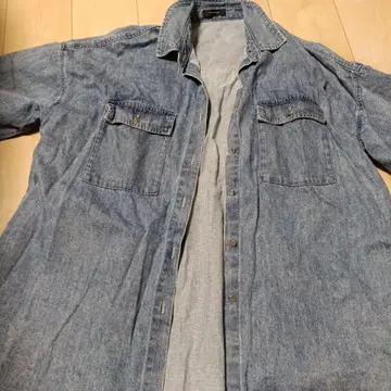 JEANASIS 데님 빅 셔츠 프리