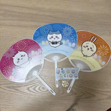 치이카와 (먼작귀) 쿠라스시 부채 세트 덤 포함