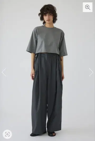 RIM.ARK Drawstring relax PT GRY 36 미사용