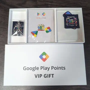 Google Play Points VIP 기프트 빔즈 핀 배지