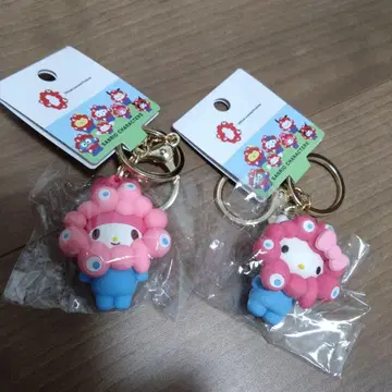 오사카 만국 박람회 키티 마이멜로디 밈쿠밈쿠 키링
