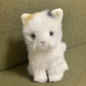 도신 dousin 삼색 고양이 봉제 인형 레트로 일본제