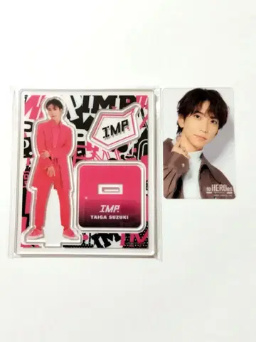 IMP. 스즈키 타이가 아크릴 스탠드 클리어 카드