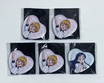 빛의 전사 프리큐어 OIOI 아이돌 캔뱃지 5종 세트