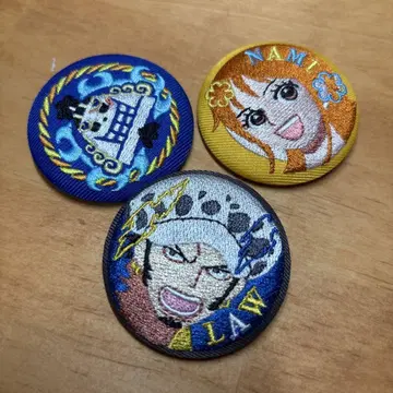 ONEPIECE 자수 캔뱃지 무기와라 스토어